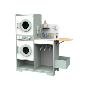 Juego de tienda de comestibles Juego de tienda Montessori interactivo de madera Juguete Juego de simulación Cocina Comida Juguetes para niños - Product Image 2