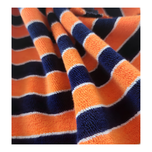 KOLTUKSUZ Premium Striped Terry Fabric 240gsm 175cm Width Soft Breathable for Babywear Sleepwear Sportswear <b>Blankets</b> - Product Image 2