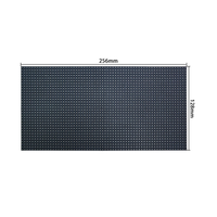 Panel de Letreros LED para Exteriores RGX, Tablero Publicitario Comercial LED RGB, Pantalla LED de Video P4 256*128mm, Módulo LED Programable