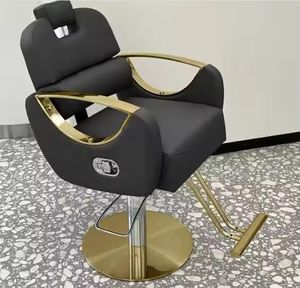 Silla de Barbería Hidráulica Ergonómica Moderna de Buena Calidad AY 2025, Ajustable en Altura, de Cuero Sintético para Salón de Belleza - Product Image 4