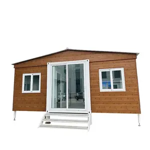 Modular Prefab House Expandable Restaurant Movable Folding Container House With Toilet