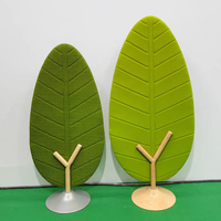 Panneau de séparation acoustique en polyester 100% PET absorbant le son, bloc de couleur, pour bureau et studio