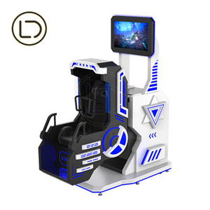 LeaderDream último asiento único 9D deporte interior adultos niños juego <span class=keywords><strong>de</strong></span> disparos realidad Virtual VR 360 silla <span class=keywords><strong>simulador</strong></span> <span class=keywords><strong>de</strong></span> <span class=keywords><strong>vuelo</strong></span> - Product Image 2