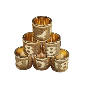 2023 Factory Prijs Clip Gouden Ringen Voor Duiven Vergulde Ringen Van Duiven Vergulde Ringen/ - Product Image 3