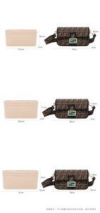 Gran oferta, logotipo personalizado, muchos bolsillos, <span class=keywords><strong>nunca</strong></span> se llenan, bolso de mano de fieltro, bolso de inserción, organizador con asa - Product Image 4