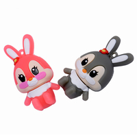 Lovely Rabbit USB Flash Drives 128GB Cute Memory Stick 64GB Capacidad real Pen Drive 32GB Regalos creativos para niñas Pendrive 16GB