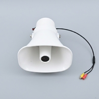 Altavoz IP Pasivo para Exteriores CaiDS, Altavoz de Pared con Bocina, Sistema de Megafonía con Alta Resistencia y Salida de 30W