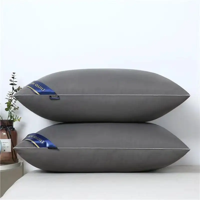Natural Buckwheat Dual Purpose Soft Pillows for Sleeping Cotton Feather Velvet Comfortable Highly Breathable Bed Pillows