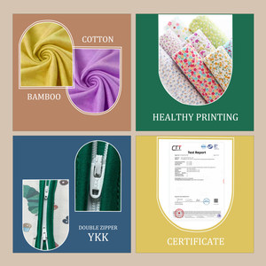 Bambu elyaf Romper bahar sonbahar yenidoğan bebek yürüyor erkek kız giysileri pijama bebek Footie tulum - Product Image 5