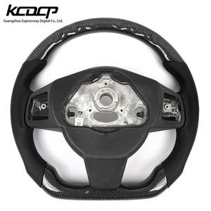 Volante de coche de fibra de carbono Real apto para <span class=keywords><strong>Jaguar</strong></span> XF F-<span class=keywords><strong>Type</strong></span> F-Pace <span class=keywords><strong>E</strong></span>-Pace - Product Image 5