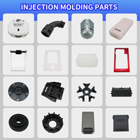 Boîtier en plastique moulé par injection, boîtier en plastique pour l'électronique, boîtier en plastique personnalisé, certifié CE, finition mate HIPS