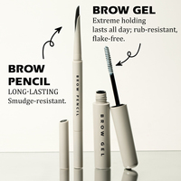 Kit de Structuration des Sourcils à la Vitamine E Hydratant, Logo Personnalisé, Tenue Toute la Journée, Set Crayon et Gel 3D pour Sourcils en Boîte