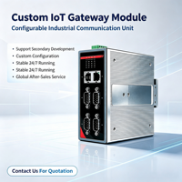 Passerelle Modbus sans fil, montage sur rail DIN, convertisseur RS232/485 vers Ethernet TCP/RTU, IIoT, 24V DC, pour l'automatisation des usines intelligentes