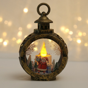 Luz Nocturna Colgante de Navidad, Lámpara con Forma de Vela para Mesa, Decoración para Ventana, Accesorio para Fiesta de Navidad - Product Image 1