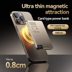 Yudong 2025 – Batterie externe magnétique ultra-fine en alliage d'aluminium, 5000 mAh et 10000 mAh – Meilleures ventes - Product Image 2