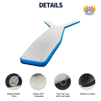 Pontons flottants gonflables personnalisés en Drop Stitch pour quai de bateau sec et élévateur de bateau gonflable