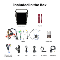 Autoradio Android 13,8 pouces avec GPS, lecteur multimédia, écran tactile capacitif, unité principale TV pour Ford Explorer 2011-2019
