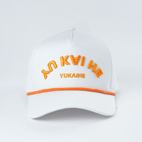 Op Maat Gemaakte 5 Panel Katoenen Baseballpet Gestructureerde Caps Met Geborduurd Logo-Ontwerp Met Fruitdot-Patroon Stijlvol Geruit Patroon