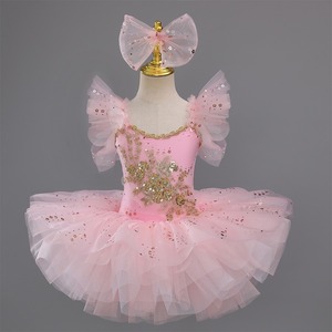 Costume de scène Robe de performance Lac des cygnes <span class=keywords><strong>Tutu</strong></span> Robe de ballet professionnelle pour enfants pour filles - Product Image 3