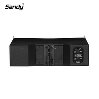 Système audio Sandy Audio J08M, enceinte active à deux voies, double 8 pouces, système de sonorisation DJ, équipement audio de scène, enceintes passives alimentées