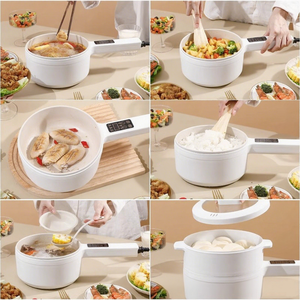 Venta al por mayor 20 cm sartenes sartén multifuncional antiadherente Mini Cocina eléctrica <span class=keywords><strong>olla</strong></span> caliente con mango largo - Product Image 4