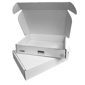 Caja de correo de envío de embalaje con logotipo impreso personalizado al por mayor para pequeñas empresas caja de papel Kraft <span class=keywords><strong>blanco</strong></span> de cartón corrugado - Product Image 2