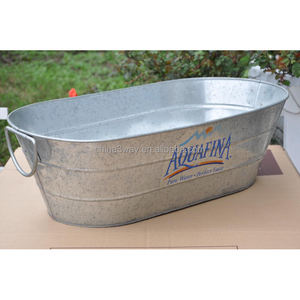 Factory Maat Metalen Gegalvaniseerd Grote Drink Emmer Gepoedercoat Party Opslag Beers Cool <span class=keywords><strong>Ice</strong></span> Emmer - Product Image 4