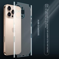 Film pelindung belakang Apple 16ProMax, film pelindung belakang iPhone 15Pro full-wrap edge hydrated, film pelindung belakang matte 16plus, film pelindung samping 14Plus, 16e