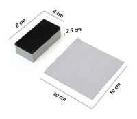 Éponge applicatrice de revêtement céramique double couche pour voiture, tampon applicateur de cire automobile en mousse EVA colorée pour le detailing