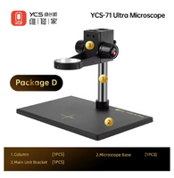 Microscope Stéréo Professionnel YCS 71 Ultra avec Grossissement 0.67X-45X et Oculaires 10X23 pour Réparation de Téléphones Mobiles – Garantie 1 An