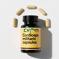 Muestra gratis Cordiceps Militarys extracto puro Cordiceps Militaris cápsulas Cordiceps Militaris polvo