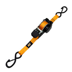 Correa de trinquete retráctil para motocicleta al por mayor con gancho en S, 3m, 500kg, cinta de amarre de carga, poliéster de alta resistencia certificado EN12195-2 - Product Image 5