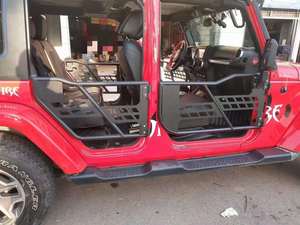 Véhicule XLstyling en acier avec logo personnalisé Demi-porte carrée Trous en treillis Style avec rétroviseur latéral pour <span class=keywords><strong>Jeep</strong></span> <span class=keywords><strong>wrangler</strong></span> JL JK <span class=keywords><strong>2</strong></span>/4 <span class=keywords><strong>Portes</strong></span> - Product Image 4