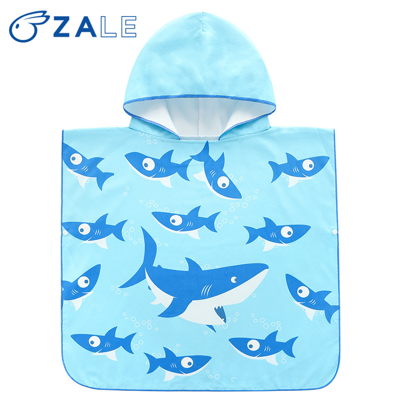56m blue shark group bathrobe