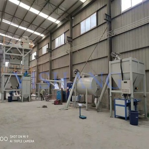 Tự Động Skim Coat Tường Putty Bột Thạch Cao Gạch Keo Vữa Liên Kết Lime Masonry Khô Vữa Mixer Dây Chuyền Sản Xuất - Product Image 1