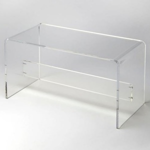 Modern Durable Transparent Acrylic <b>Foldable</b> Coffee <b>Table</b> with Customizable Size for Living Room Home Furniture YAGELI - Product Image 3