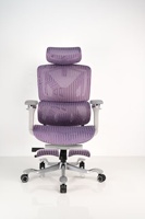 Vente directe d'usine, chaise de bureau ergonomique pour ordinateur, chaise de gamer avec dossier haut, plusieurs couleurs au choix, Silla Ergonomica avec repose-pieds