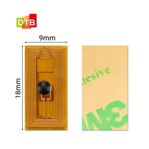 Small Mini Smart Rfid Sticker / Label / Tag FPC Material 13.56mhz High Frequency Chip