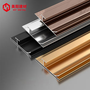 Échantillon <span class=keywords><strong>gratuit</strong></span> de revêtement de sol mural encastré en aluminium Plinthe décorative Barre à led Plinthe lumineuse Profil de ligne - Product Image 4