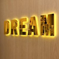 Letrero Comercial con Logotipo 3D Retroiluminado 100% Personalizado, Diseño Profesional, Renderizado 3D Gratuito, Señalización Corporativa