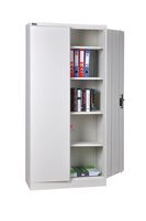 Armoire de rangement en métal à 2 portes, armoire de rangement en métal avec 4 étagères mobiles, prix de gros