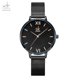 Reloj de Cuarzo para Mujer con Correa de Cuero Impermeable y Esfera con Diseño de Mármol, Estilo Minimalista - Product Image 2