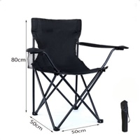 Silla de playa plegable con logotipo personalizado CCH, equipo portátil para acampar y recreación al aire libre