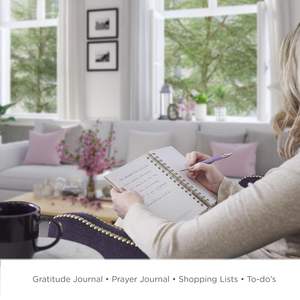 기독교 예술 선물 하나님과 저널 성경 모든 것이 가능합니다 매튜 19:26 성경 구절 꽃 양장 노트북 와이어 - Product Image 2