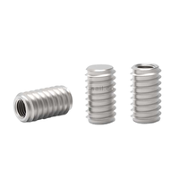 Brass Non-Magnetic Inch Thread Sleeve Polished Finish Fully Threaded Right Hand Socket Drive Straight Groove Variable Inserts