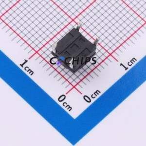 SMG-13-H065A1 Tactile Switch Through hole Component (THT)-4P,6.2x6.2mm Switch Single Pole Single Throw Round Button 2.5N 6.15mm - Product Image 2
