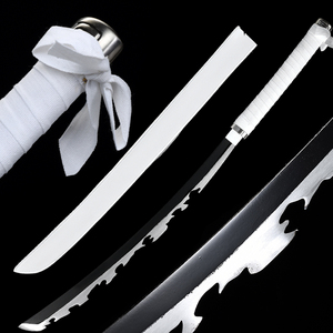 Popolare Spada di Tomioka Giyuu dall'<span class=keywords><strong>Anime</strong></span> Demon Slayer, Versione Berserk, Katana Fatta a Mano, Accessorio per Cosplay, per Collezione e Decorazione - Product Image 1