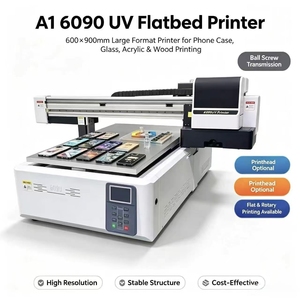 Impresora UV plana A1 6090 de 600*900 mm con cabezales de impresión XP600 TX800 I1600 I3200 para imprimir en carcasas de teléfono, vidrio, acrílico y bolígrafos. - Product Image 1
