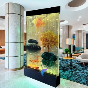 Panneau mural à bulles d'eau pour hall et bar Décoration KTV Intérieur et extérieur Caractéristique aquatique Mur à bulles imprimé - Product Image 1