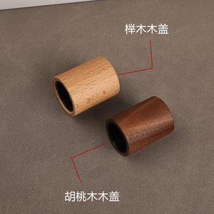 Portable Glass Spray Bottle 30ml 50ml Walnut Wood Cap <b>Perfume</b> Dispenser Travel Size Empty Bottle For Fragrance Storage - Product Image 4